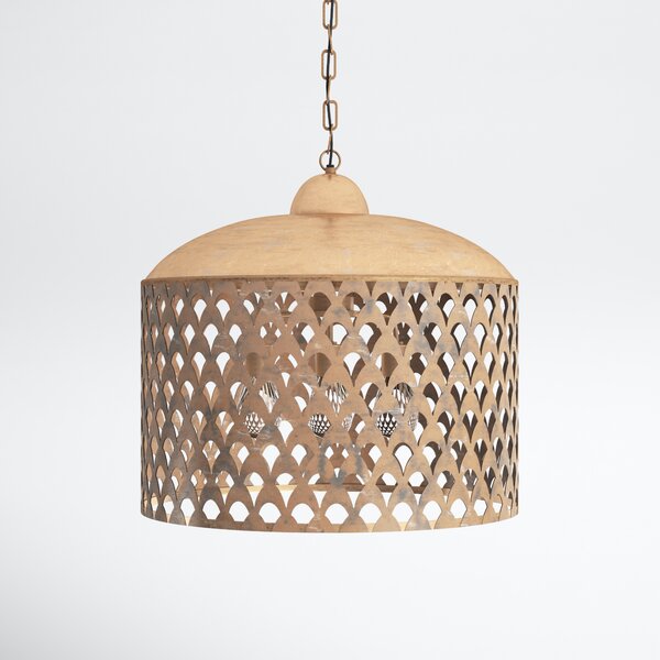 Estrella 3 light dome outlet pendant